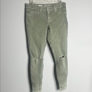 Mossimo Supply Co. Olive Skinny Jeans